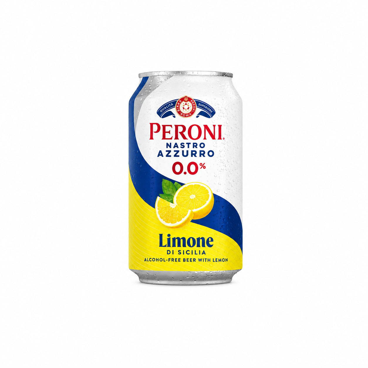 Peroni Nastro Azzurro 0.0% Limone di Sicilia - Alcohol Free Beer