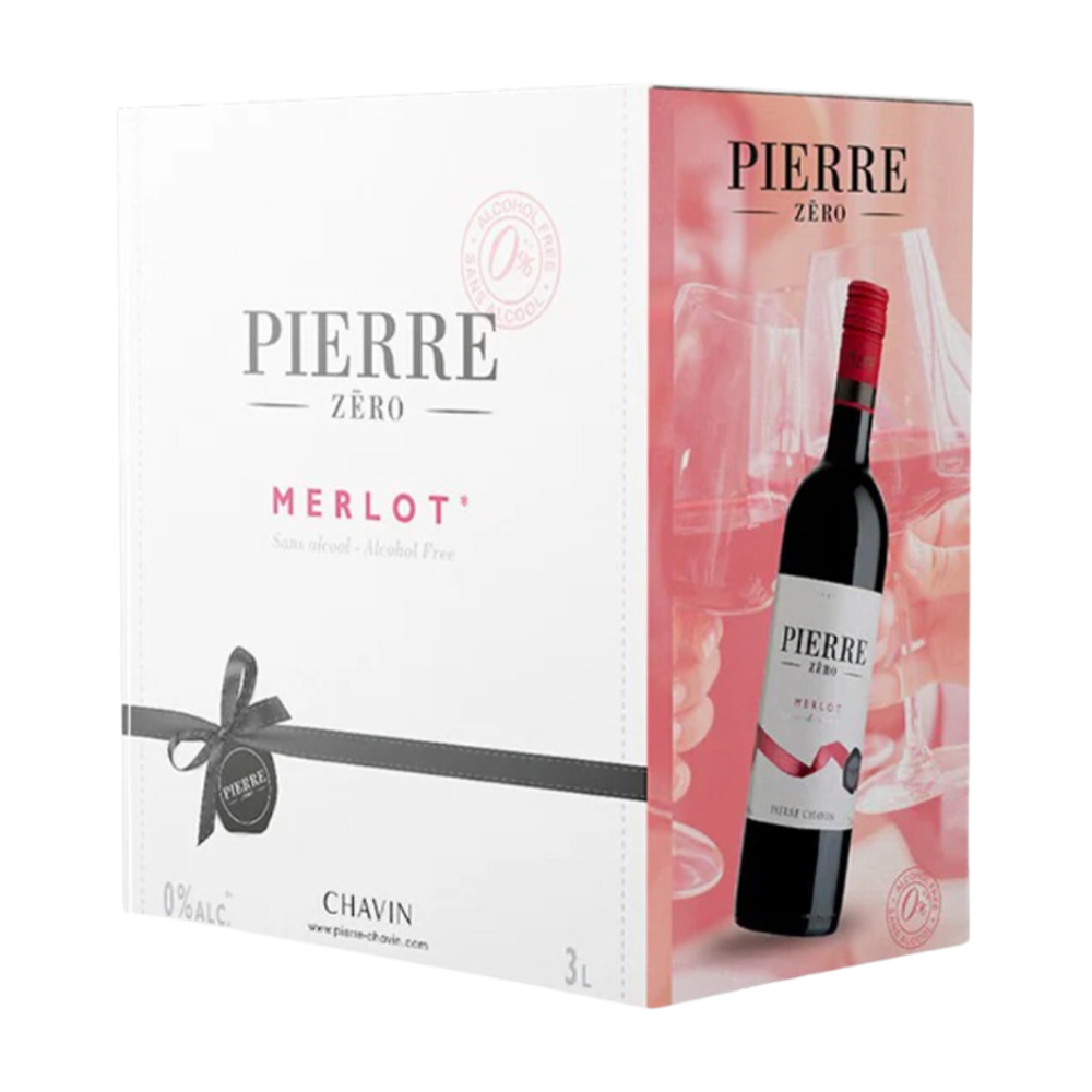 Pierre Zero Alcohol Free Red - 3L Party Wine Box