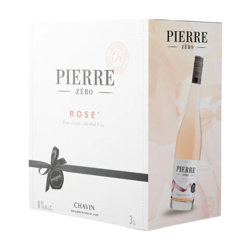 Pierre Zero Alcohol Free Rose - 3L Party Wine Box