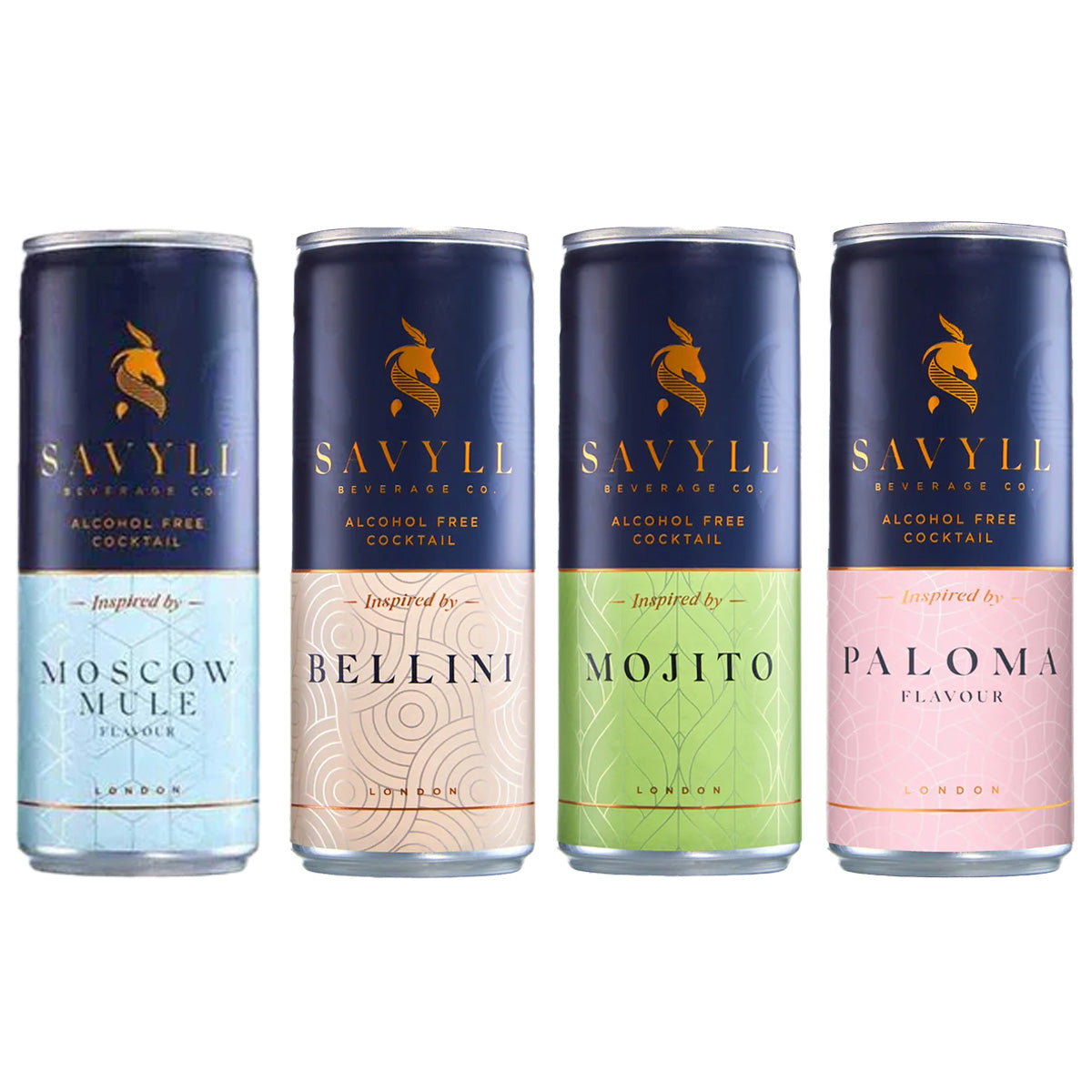 Savyll Mixed Case Alcohol Free Cocktails