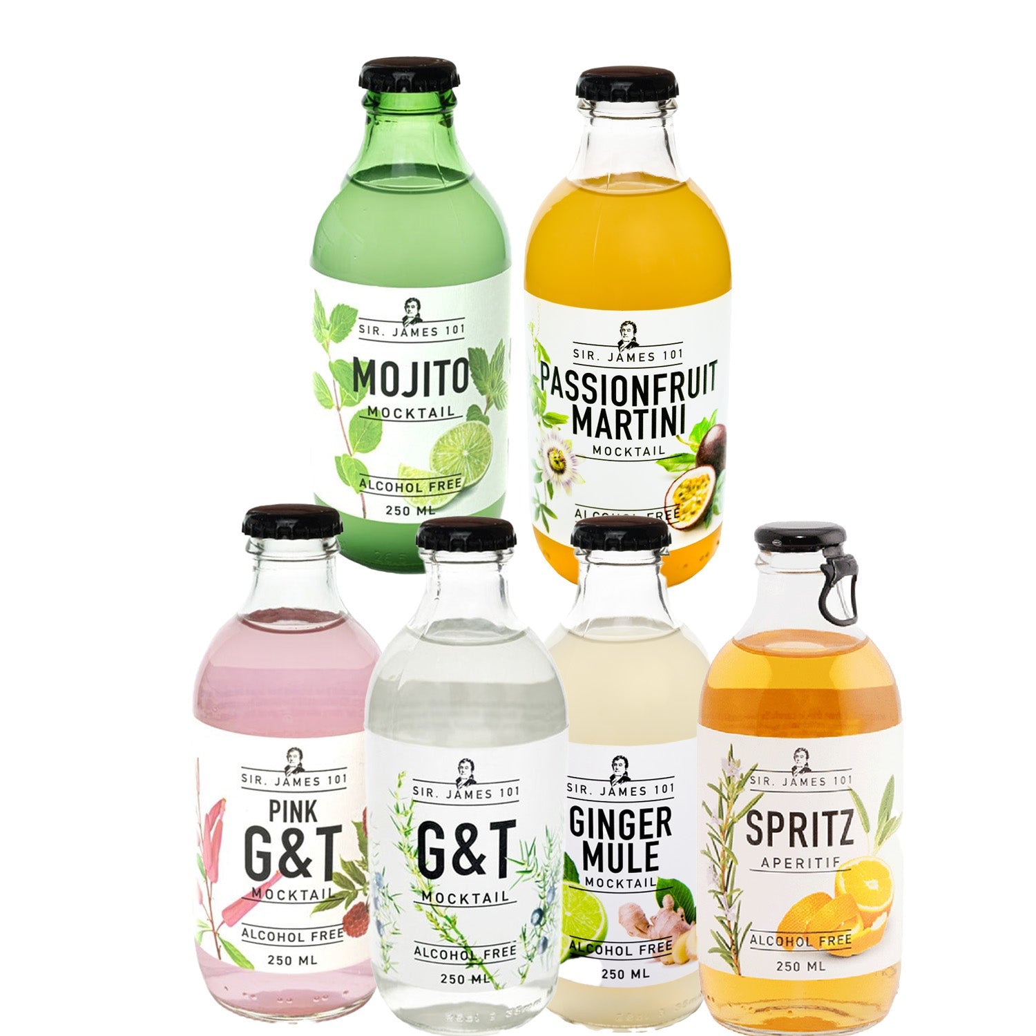 Sir James 101 Mixed Case – Alcohol Free Mocktails