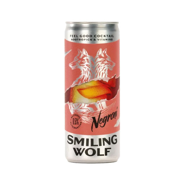 Smiling Wolf Alcohol Free Negroni - Functional Botanical Drink 0.0%