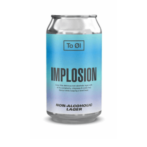 To Øl - Implosion: Lager - 0.5% 330ml