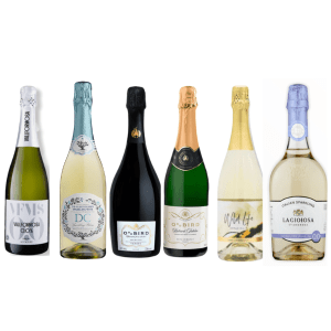 Mixed non alcoholic Sparkling White 6 bottle Bundle