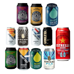 Gluten Free Alcohol Free mixed beer box