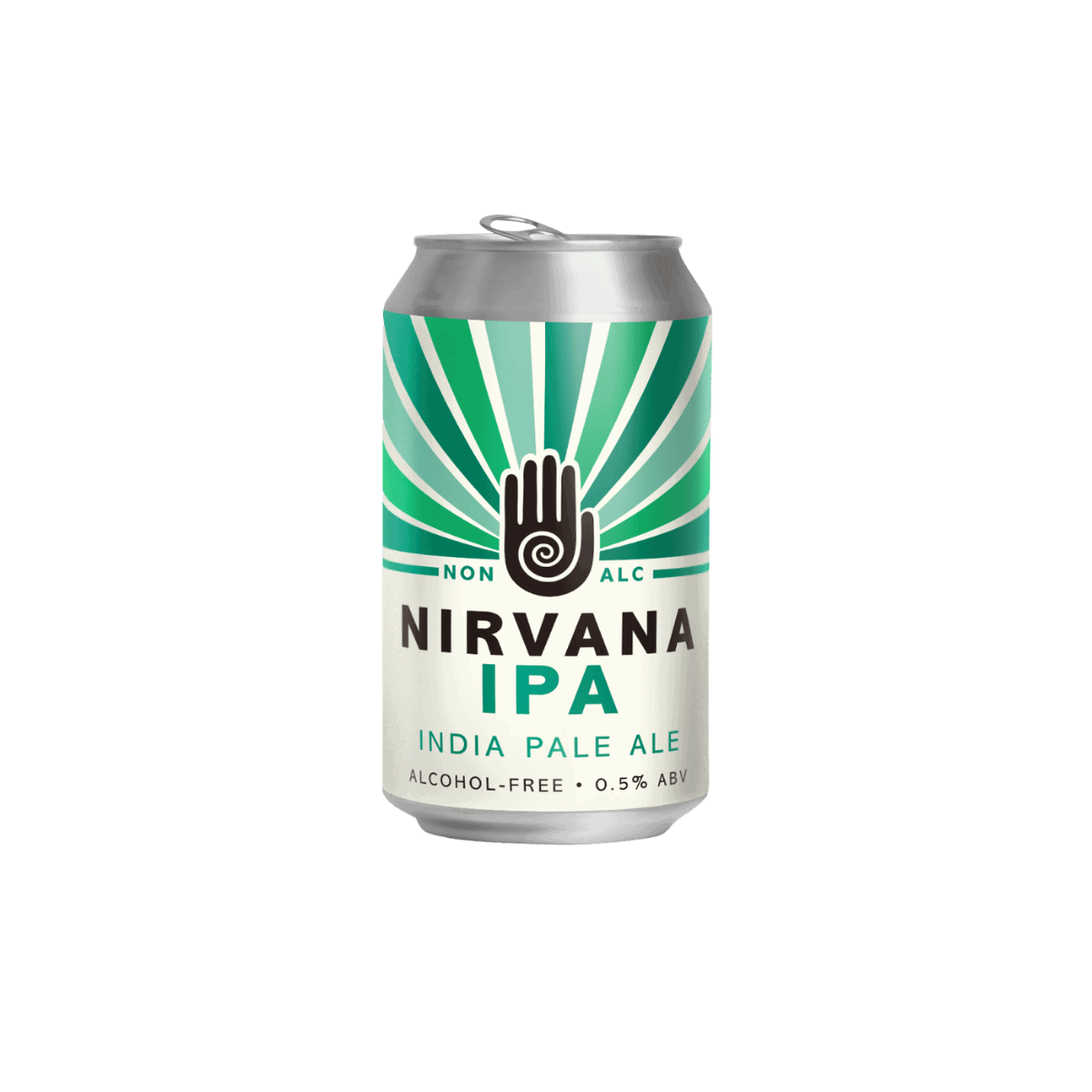 Nirvana IPA alcohol-free India Pale Ale 0.5% ABV craft beer can