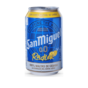 San Miguel 0.0 Radler Alcohol Free Beer, 330ml