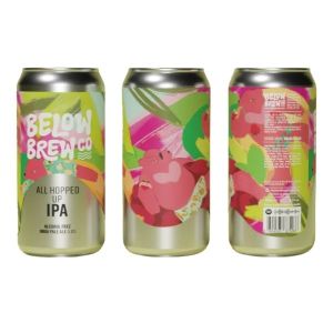 Below Brew Co All Hopped Up 0.5% 440ml – Alcohol Free Beer