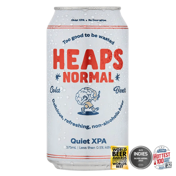 Heaps Normal - Quiet XPA 0.5% Non Alcoholic Beer 375 ml
