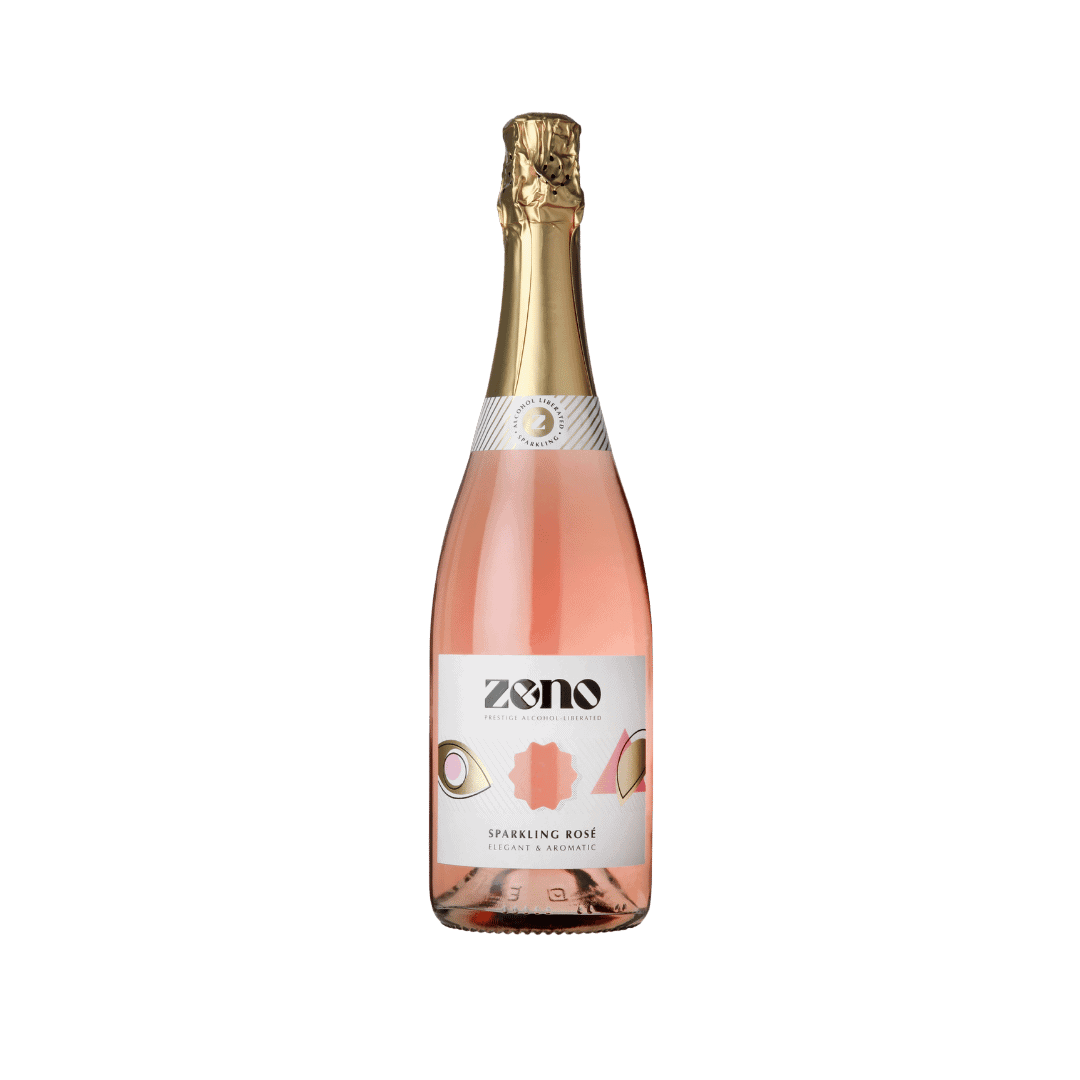 Zeno Sparkling Rosé Alcohol-Free – Elegant and aromatic – Premium non alcoholic sparkling rosé