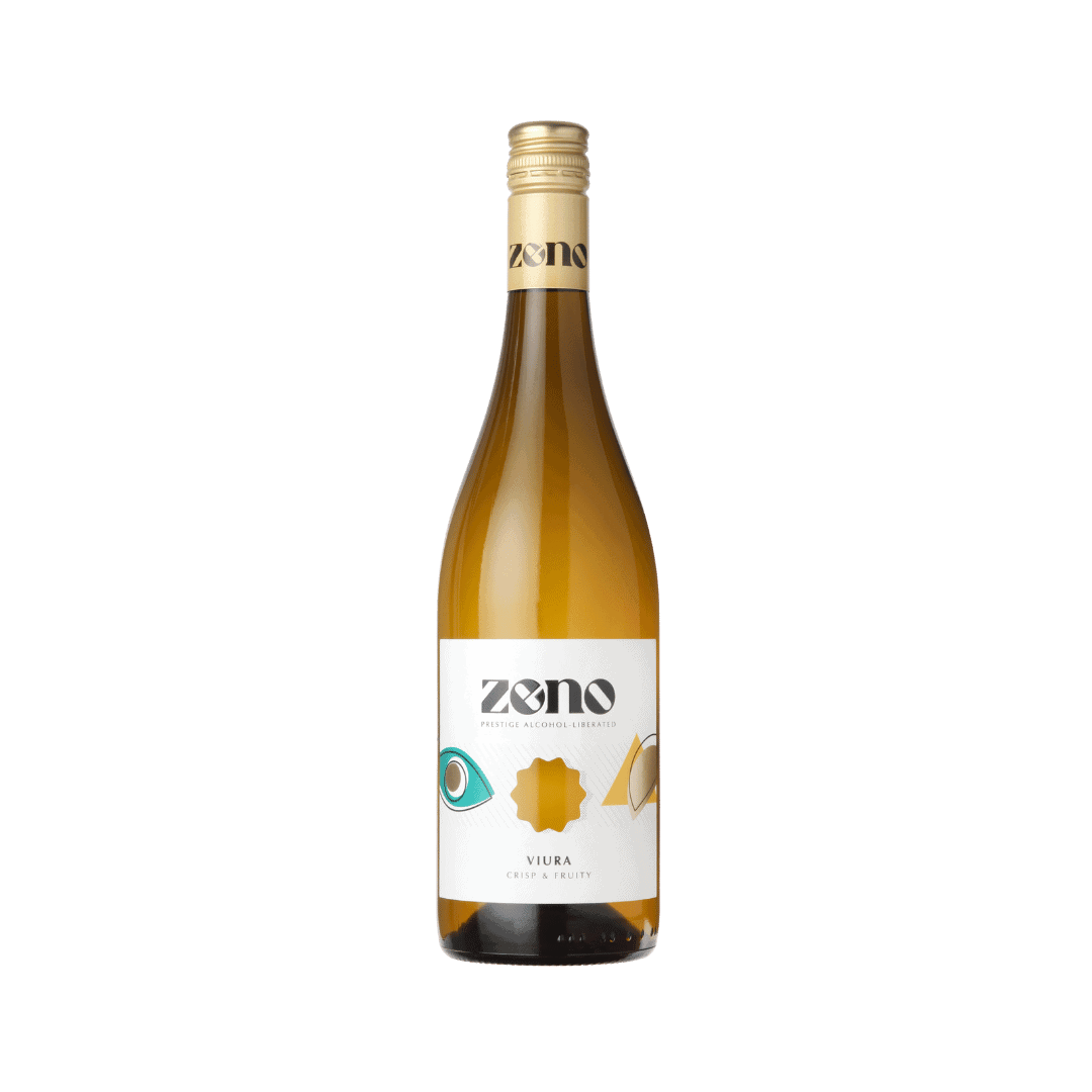 Zeno Viura Alcohol-Free White Wine – Crisp and fruity – Premium non alcoholic white wine
