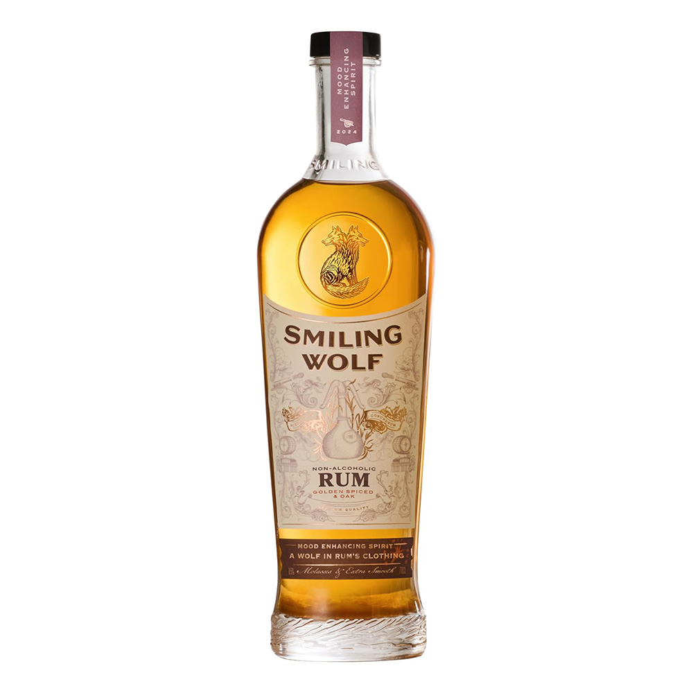 Smiling Wolf Dark Spiced Rum – alcohol free spirit with caramel, vanilla and spice