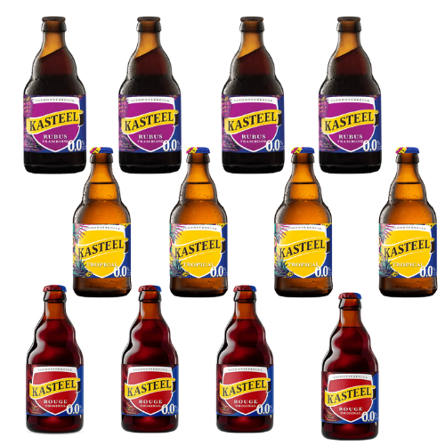 Kasteel alcohol free 12Beer Bundle – Alcohol-Free Belgian Beer Collection