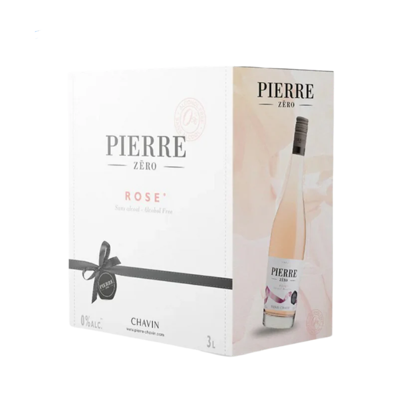 Pierre Zéro Alcohol Free Rosé Party Wine Box 0.0% – 3 Litre